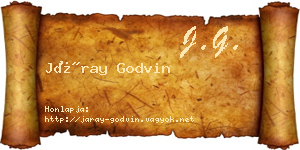 Járay Godvin névjegykártya